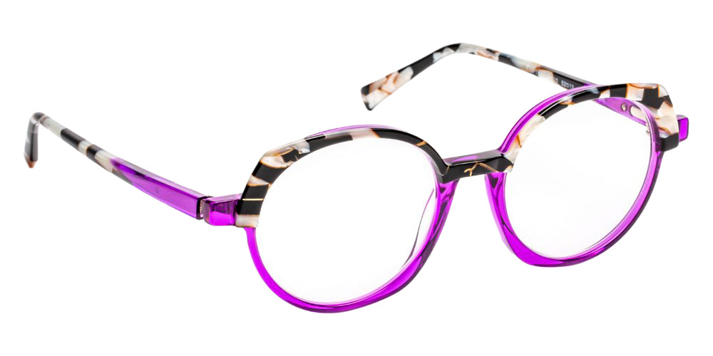 J.F. Rey JF1523 7510 52 - Purple/Chenille Black White #id:jfrjf15237510_s:106105