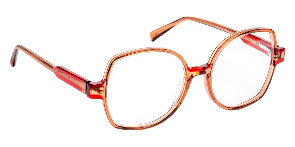 J.F. Rey JF1524 8935 54 - Pink Transparent/Red #id:jfrjf15248935_s:104105