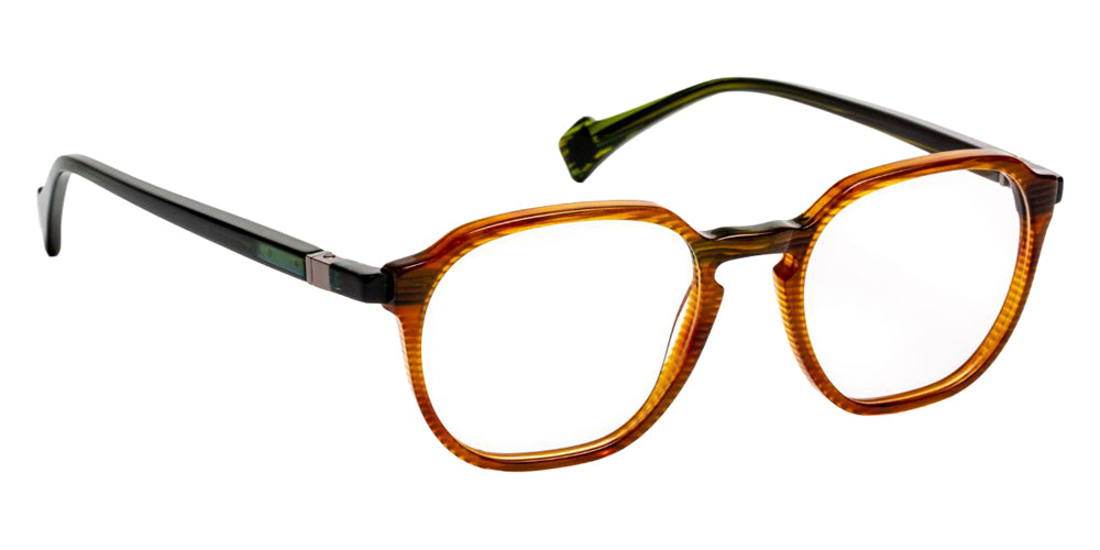 J.F. Rey JF1525 9045 51 - Striped Brown/Green #id:jfrjf15259045_s:102100