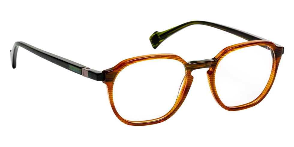 J.F. Rey JF1525 9045 51 - Striped Brown/Green #id:jfrjf15259045_s:102100