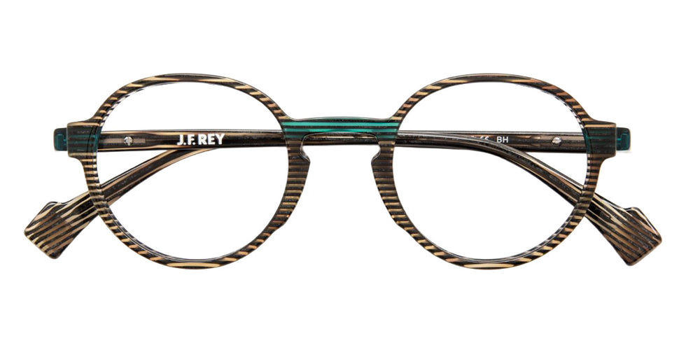 J.F. Rey JF1527 9025 46 - Striped Brown/Green #id:jfrjf15279025_s:106100