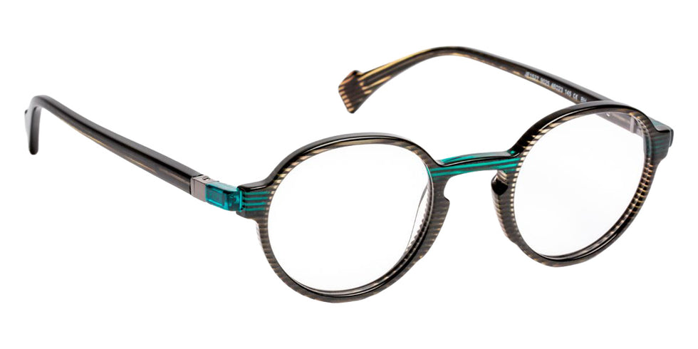 J.F. Rey JF1527 9025 46 - Striped Brown/Green #id:jfrjf15279025_s:106105
