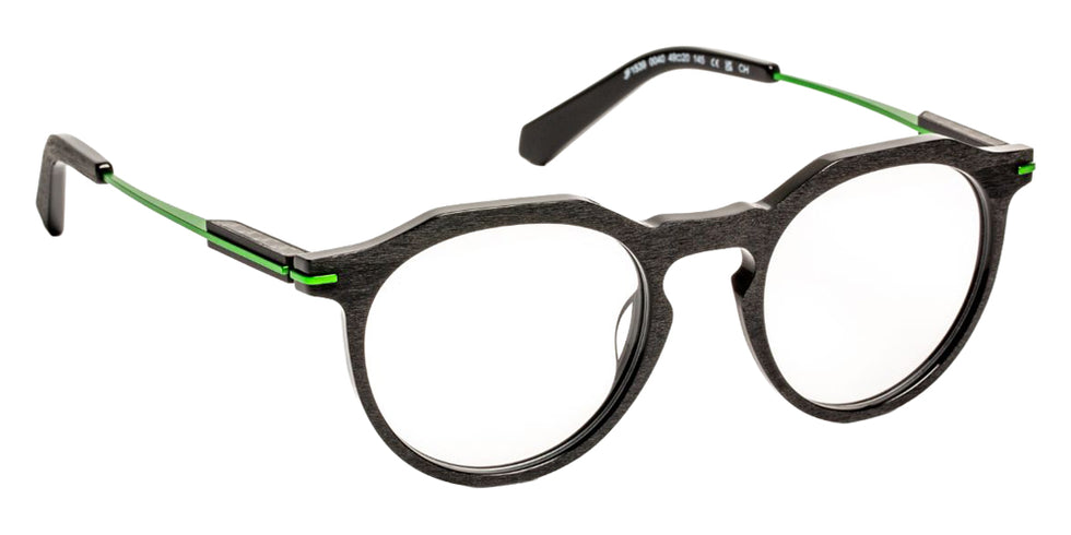 J.F. Rey JF1539 0040 49 - Black/Green #id:jfrjf15390040_s:100105