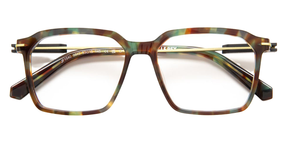 J.F. Rey JF1540 9842 53 - Tortoiseshell Green Dark #id:jfrjf15409842_s:108100