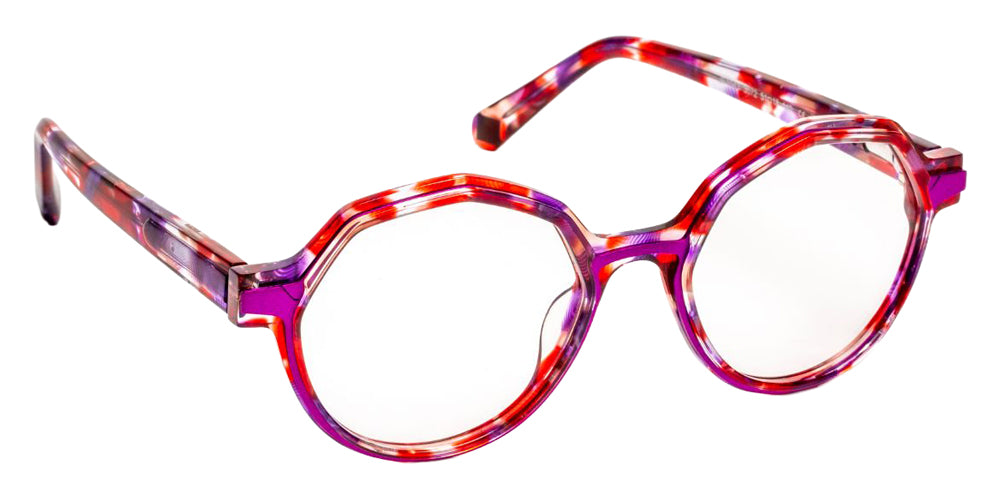 J.F. Rey JF1543 3072 51 - Red Mouchete/Mauve #id:jfrjf15433072_s:104105