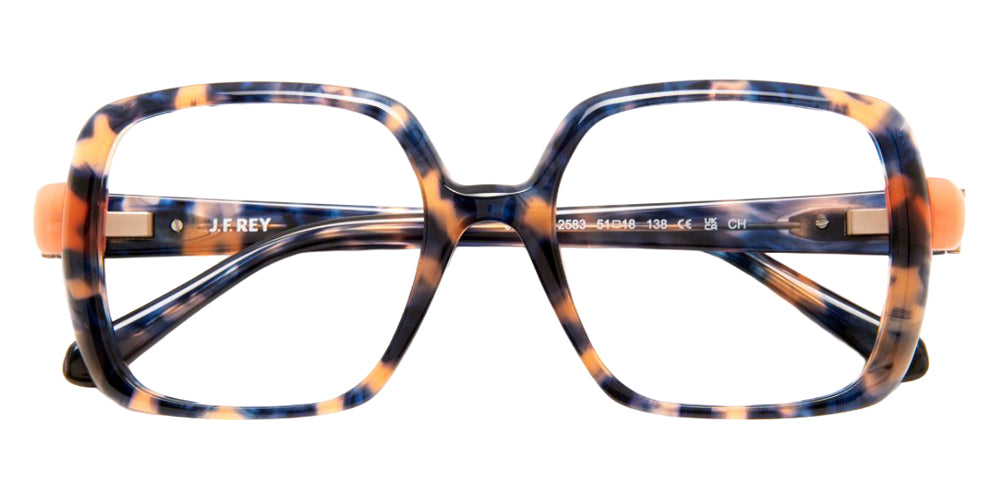 J.F. Rey JF1548 2583 51 - Blue Leopard/Pink #id:jfrjf15482583_s:102100