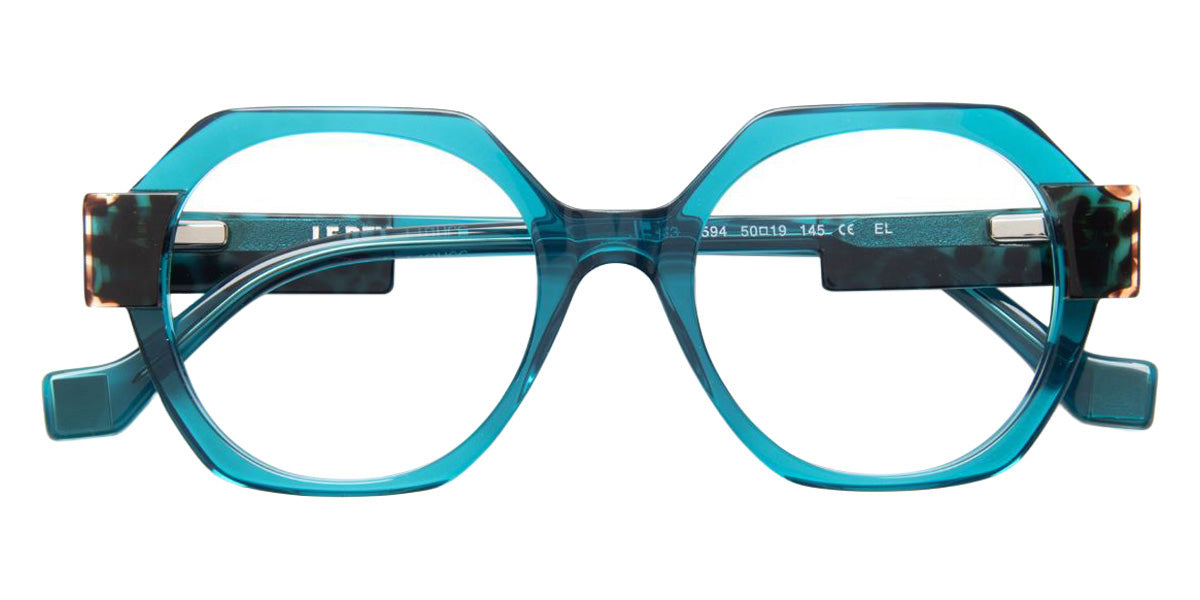 J.F. Rey JF1563 4594 50 - Teal/Panther Pattern #id:jfrjf15634594_s:100100