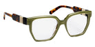 J.F. Rey JF1597 4490 53 - Khaki and Silver Stripes/Ivory #id:jfrjf15974490_s:104105