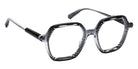 J.F. Rey JF1599 0010 52 - Gray Gradient/Black Streaks #id:jfrjf15990010_s:100105
