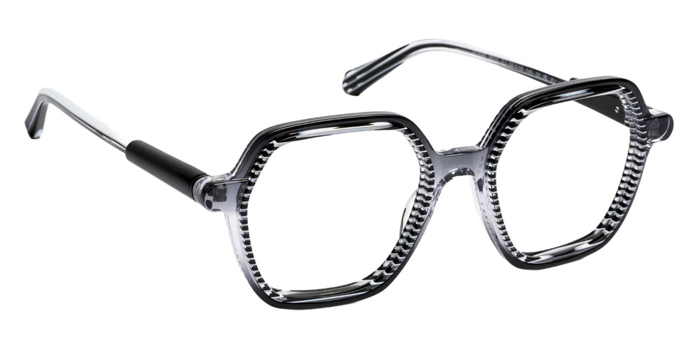 J.F. Rey JF1599 0010 52 - Gray Gradient/Black Streaks #id:jfrjf15990010_s:100105