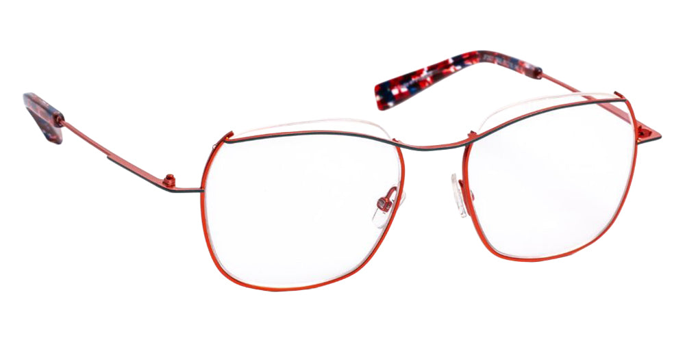 J.F. Rey JF2921 2532 52 - Teal Blue/Brick #id:jfrjf29212532_s:100100