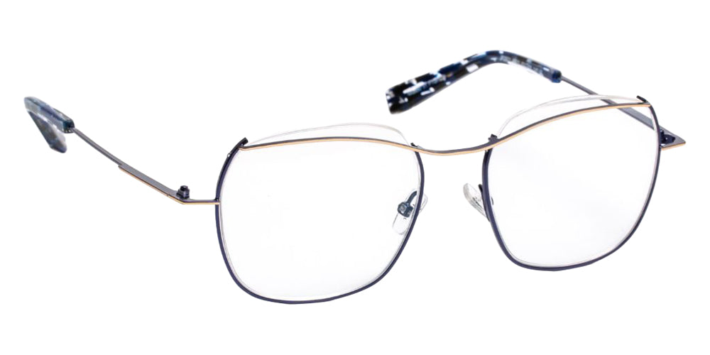 J.F. Rey JF2921 5520 52 - Satin Gold Shiny/Blue #id:jfrjf29215520_s:104100