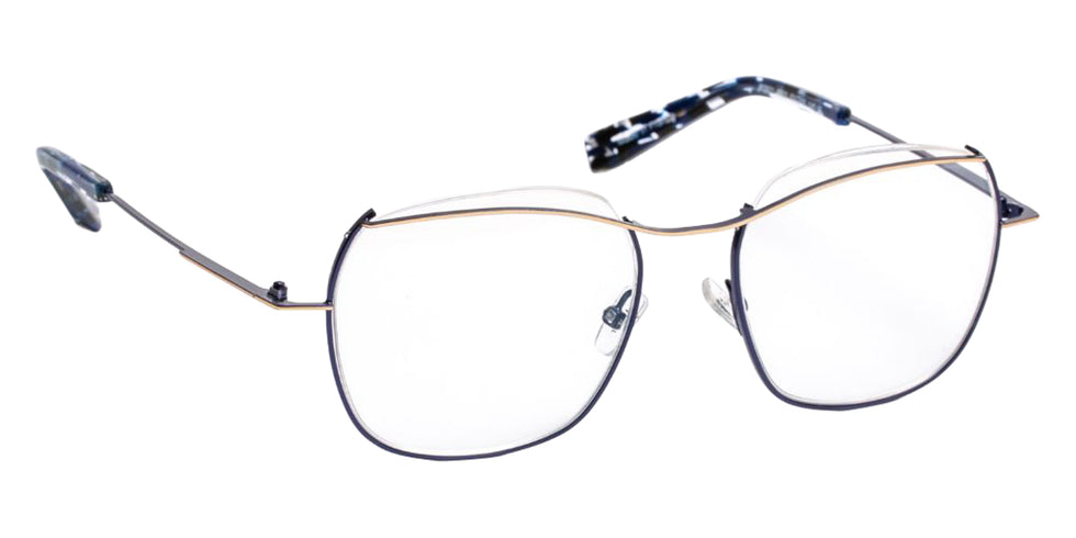 J.F. Rey JF2921 5520 52 - Satin Gold Shiny/Blue #id:jfrjf29215520_s:104100