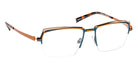 J.F. Rey JF2934 2090 53 - Blue/Leather Brown #id:jfrjf29342090_s:102100