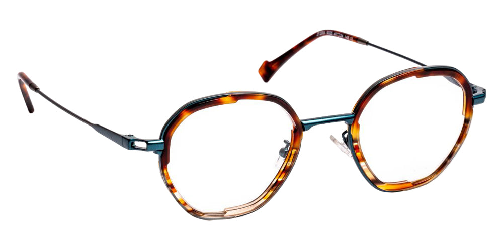 J.F. Rey JF2954 9025 47 - Tortoiseshell/Blue Peacock #id:jfrjf29549025_s:106100