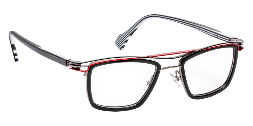 J.F. Rey JF2964 0030 51 - Black/Red/Ruthenium #id:jfrjf29640030_s:100100