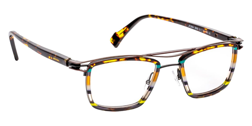 J.F. Rey JF2964 9900 51 - Multicolored/Taupe/Black Satin/Brown #id:jfrjf29649900_s:104100