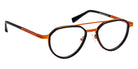 J.F. Rey JF2965 0060 53 - Matte Black/Orange #id:jfrjf29650060_s:100100