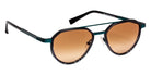 J.F. Rey JF2965 0545 53 - Black Striped/Green #id:jfrjf29650545_s:102100