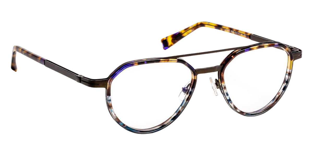 J.F. Rey JF2965 2545 53 - Blue Tortoiseshell/Khaki #id:jfrjf29652545_s:104100