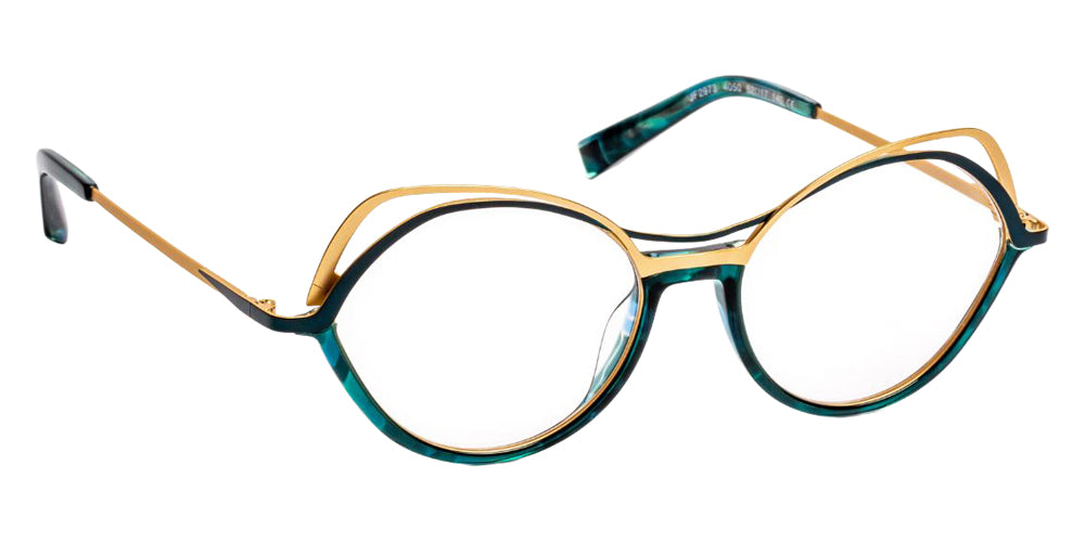 J.F. Rey JF2973 4050 52 - Green/Turquoise/Satin Gold #id:jfrjf29734050_s:106100