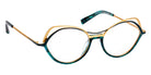 J.F. Rey JF2973 4050 52 - Green/Turquoise/Satin Gold #id:jfrjf29734050_s:106100
