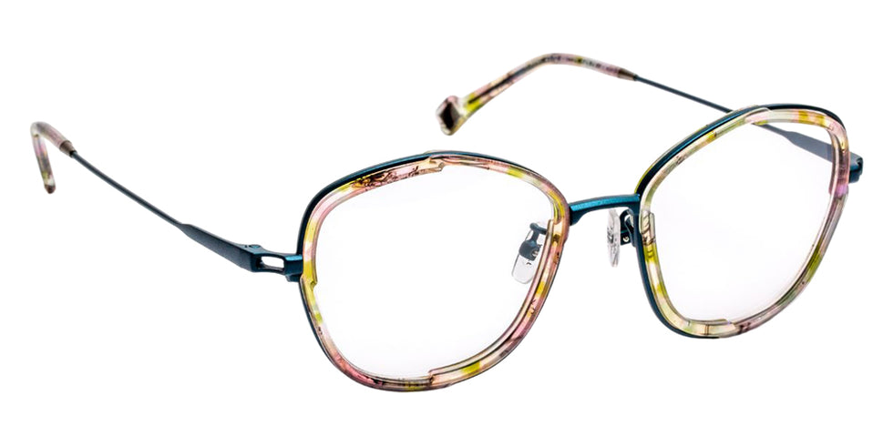 J.F. Rey JF2987 2570 49 - Teal Blue/Mauve #id:jfrjf29872570_s:100100