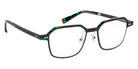 J.F. Rey JF3002 4500 53 - Ecossais Green/Orange/Fiber Black #id:jfrjf30024500_s:106100