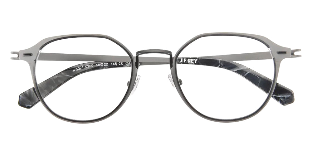 J.F. Rey JF3021 0200 50 - Gray Matte/Black #id:jfrjf30210200_s:106100