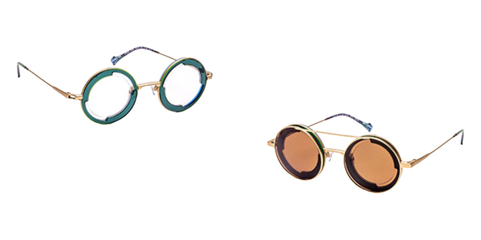 J.F. Rey JF3024 B4028 39 - Green/Gold #id:jfrjf3024b4028_s:106100