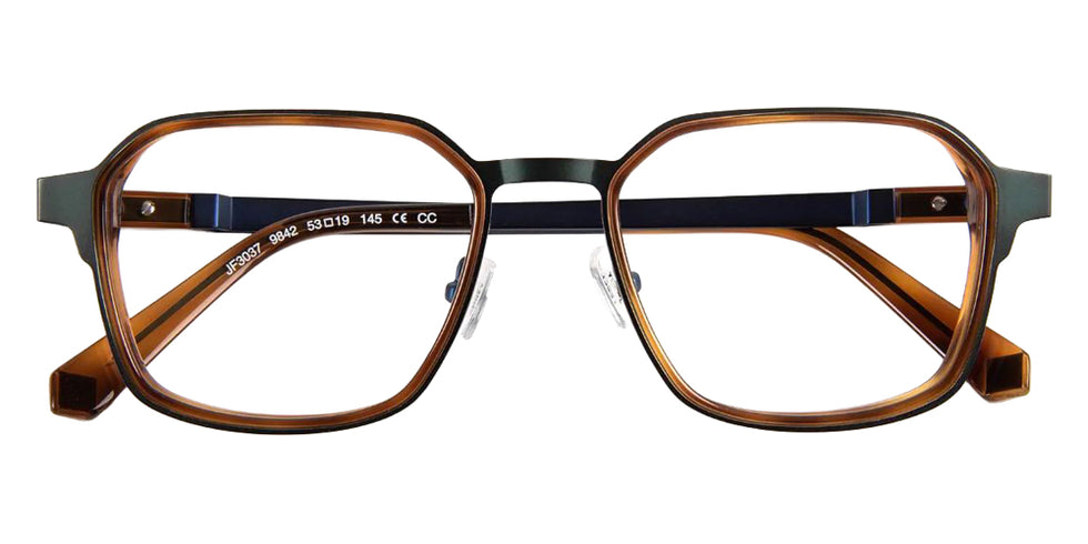 J.F. Rey JF3037 9842 53 - Tortoiseshell Brown/Khaki/Blue #id:jfrjf30379842_s:110100