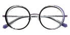 J.F. Rey JF3061 0823 49 - Black Glitter/Striped/Purple #id:jfrjf30610823_s:102100
