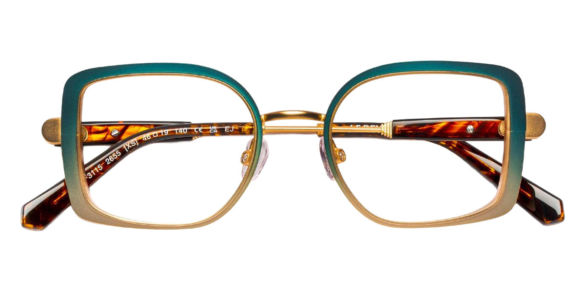 J.F. Rey JF3115 2655 46 - Teal/Gold #id:jfrjf31152655_s:104100