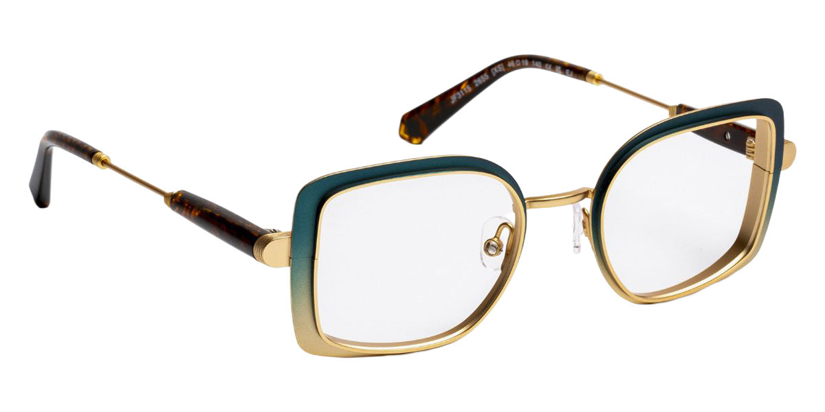 J.F. Rey JF3115 2655 46 - Teal/Gold #id:jfrjf31152655_s:104105