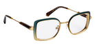 J.F. Rey JF3115 2655 46 - Teal/Gold #id:jfrjf31152655_s:104105