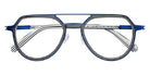 J.F. Rey JF3122 2808 54 - Black Pixel Pattern/Blue #id:jfrjf31222808_s:102100