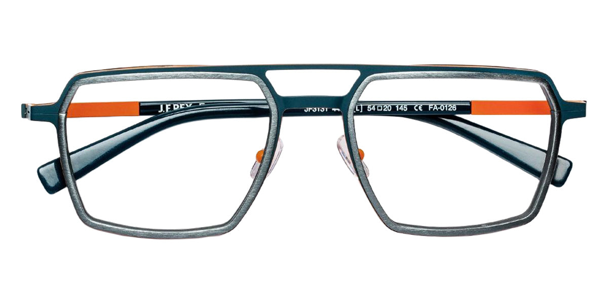 J.F. Rey JF3131 4460 54 - Peacock Blue/Ruthenium/Orange #id:jfrjf31314460_s:106100