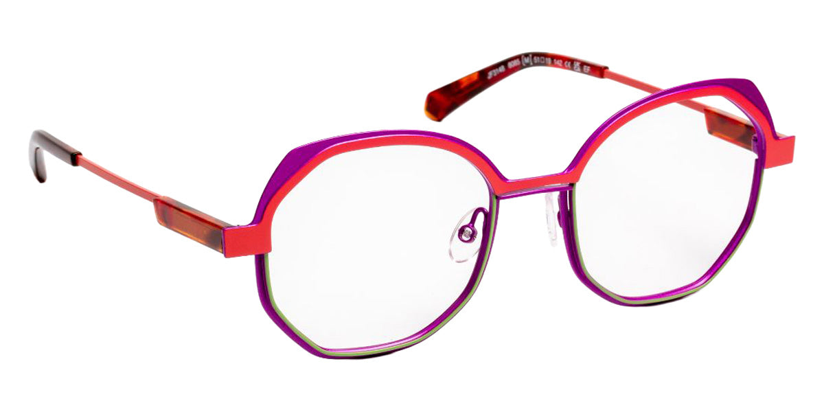 J.F. Rey JF3148 8085 51 - Plum/Green #id:jfrjf31488085_s:102100