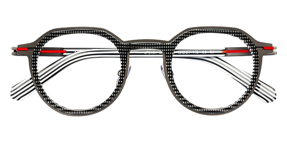 J.F. Rey JF3151 0830 45 - Black Pixel Pattern/Red #id:jfrjf31510830_s:102100