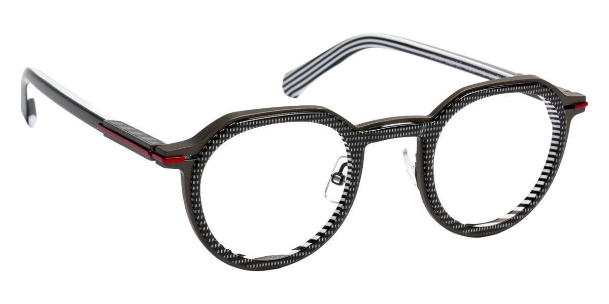 J.F. Rey JF3151 0830 45 - Black Pixel Pattern/Red #id:jfrjf31510830_s:102105