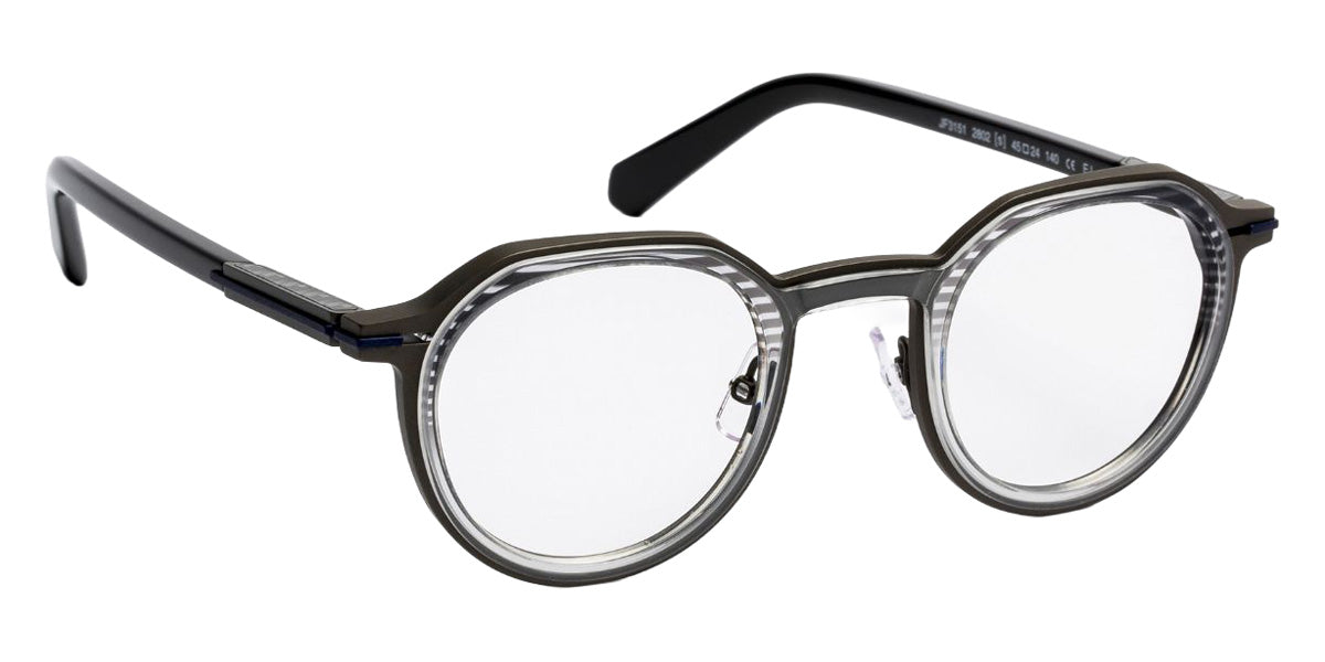 J.F. Rey JF3151 2802 45 - Gray Gradient With Stripes/Blue #id:jfrjf31512802_s:106105
