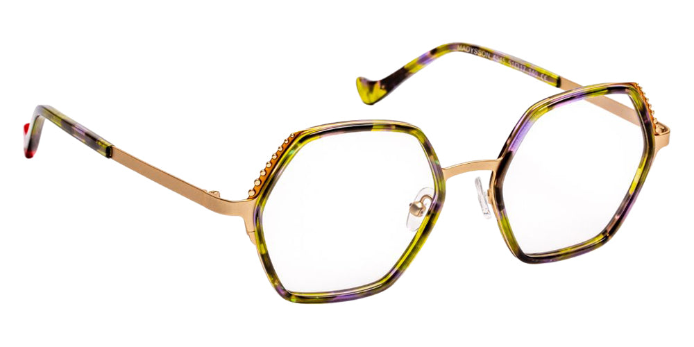 J.F. Rey Madysson 4545 51 - Green Marble/Satin Gold/Chamois #id:jfrmadysson4545_s:106100