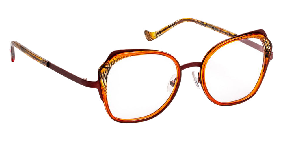 J.F. Rey Magda 3590 50 - Red Copper/Tortoiseshell/Brown Satin #id:jfrmagda3590_s:104100