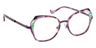 J.F. Rey Magda 7540 50 - Mesh Plum/Green #id:jfrmagda7540_s:108100