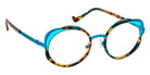 J.F. Rey Maguy 2520 48 - Blue Tortoiseshell/Blue Satin #id:jfrmaguy2520_s:102100