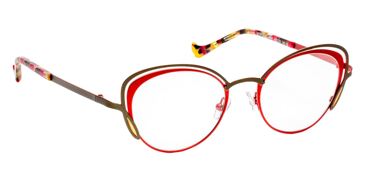J.F. Rey Morgane 4030 48 - Khaki/Red #id:jfrmorgane4030_s:100100