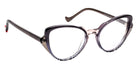 J.F. Rey Noreen 0082 51 - Black Striped/Pink Gradient #id:jfrnoreen0082_s:100100