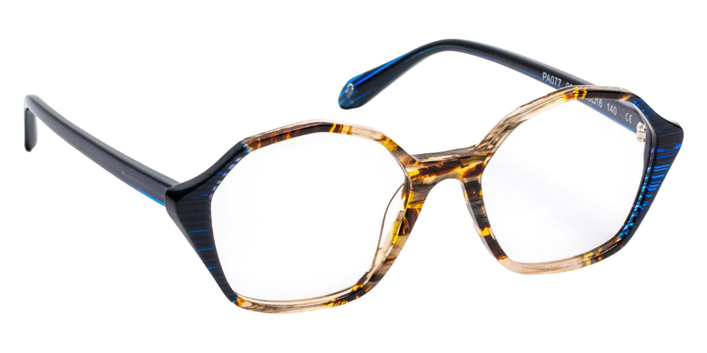 J.F. Rey PA077 9020 48 - Tortoiseshell/Blue Striped #id:jfrpa0779020_s:102100