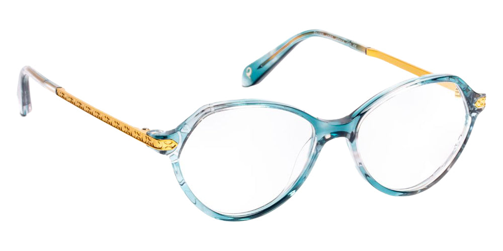 J.F. Rey PA080 4050 47 - Crystal Green/Satin Gold #id:jfrpa0804050_s:102100