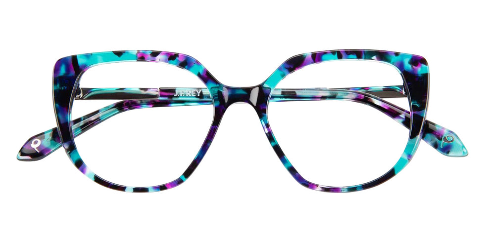 J.F. Rey PA093 4009 48 - Tortoiseshell Green Turquoise/Shiny Silver #id:jfrpa0934009_s:104100